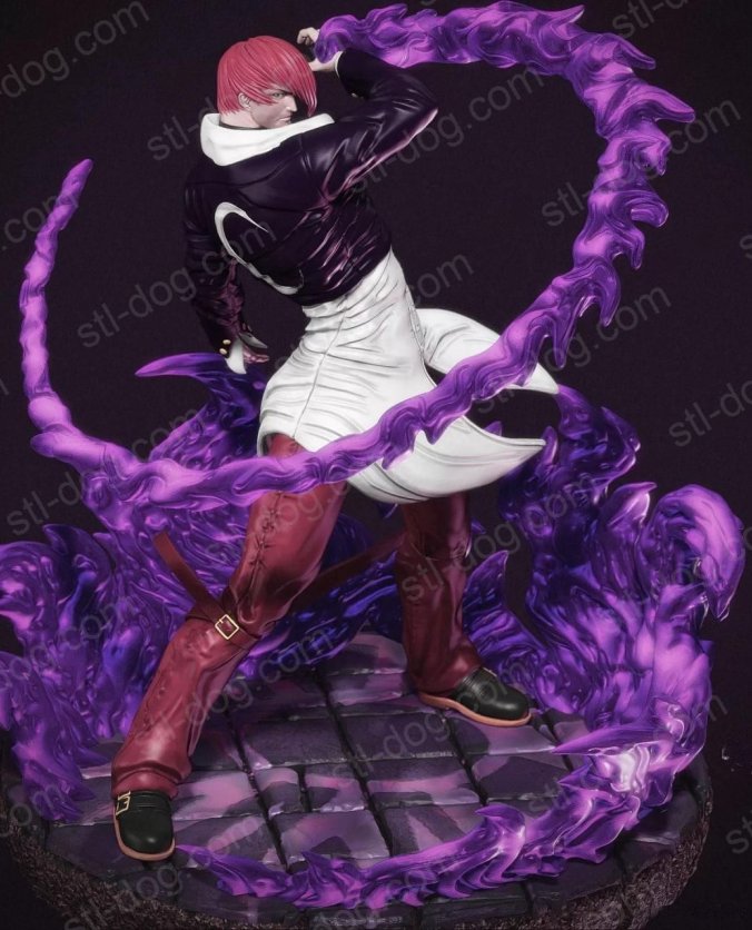 拳皇 八神庵 (Iori Yagami) 3D打印图纸